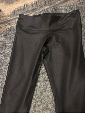 Black Faux Leather Leggings